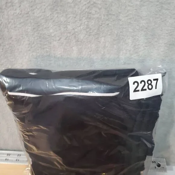 Vtg Adidas Pants Men Medium Black Y2K Track Tapered Ankle Zip Sweat Joggers - Picture 8 of 8